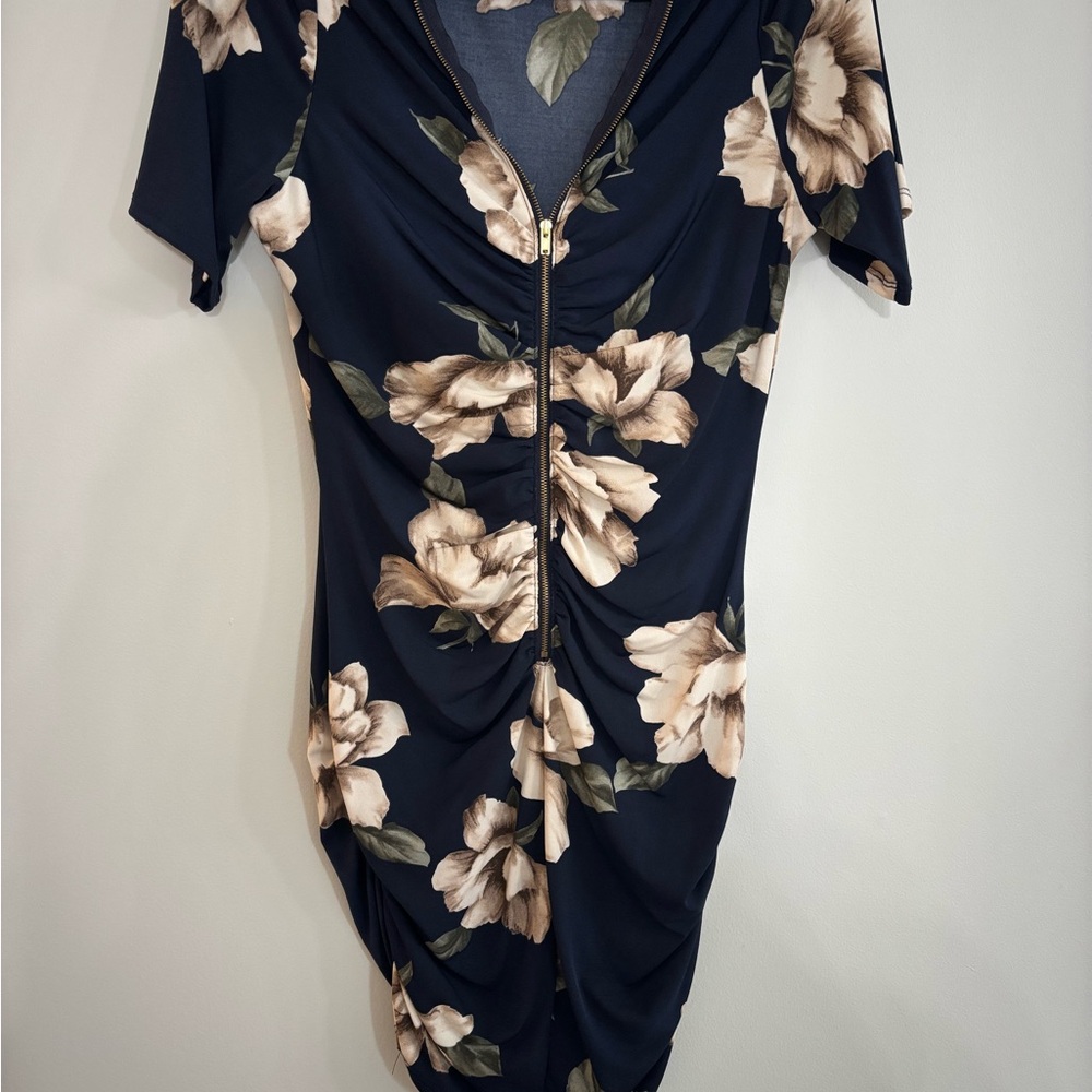 Floral Navy Dress